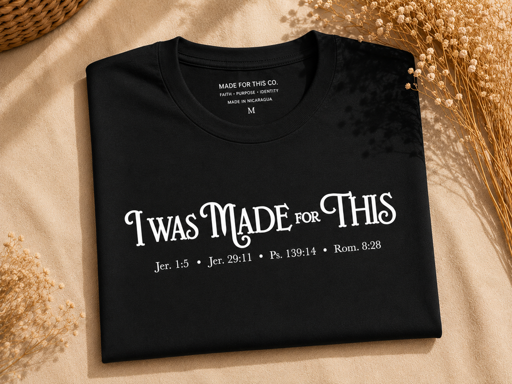 I Was Made For This™ Signature Tee- Black