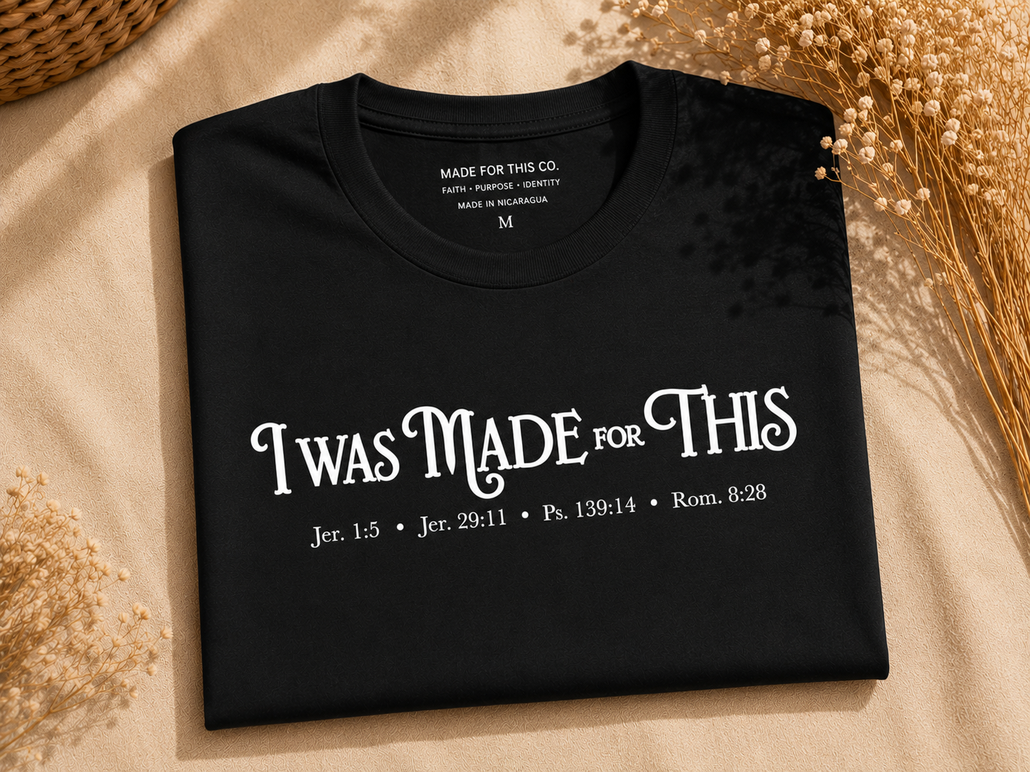 I Was Made For This™ Signature Tee- Black