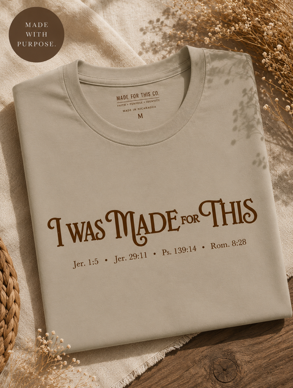 I Was Made For This™ Signature Tee - Cream